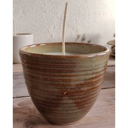 kologisk soyavokslys i krukke (gr-meleret)