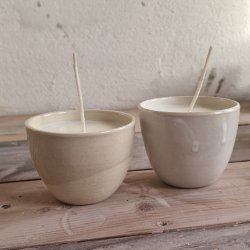 kologisk lys af soyavoks (hvid)