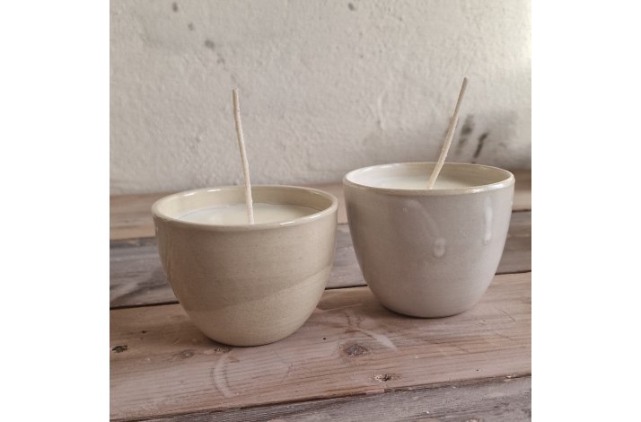 kologisk lys af soyavoks (hvid)