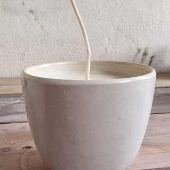 kologisk lys af soyavoks (hvid)