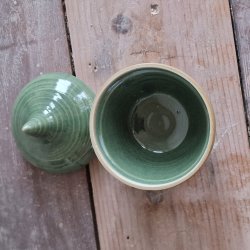 Lille krukke med lg (sgrn)