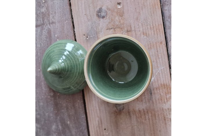 Lille krukke med lg (sgrn)