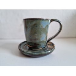 Espressokop med underkop (Grn)