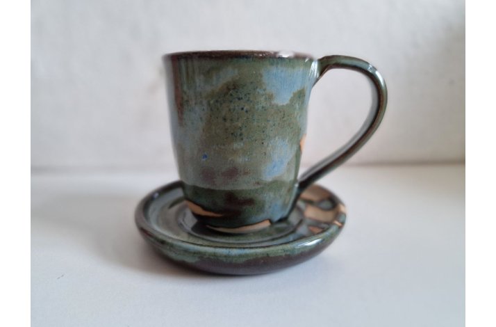 Espressokop med underkop (Grn)