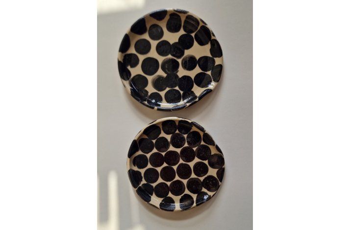 Spoonrest / Skeholder (sorte prikker)