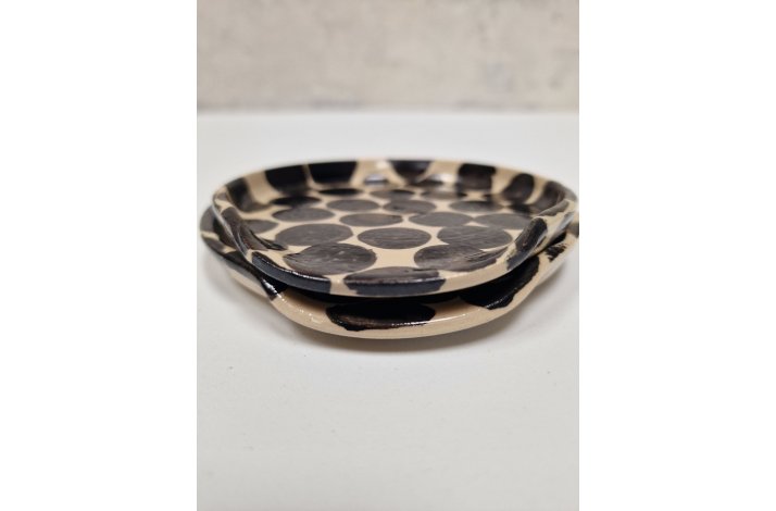 Spoonrest / Skeholder (sorte prikker)