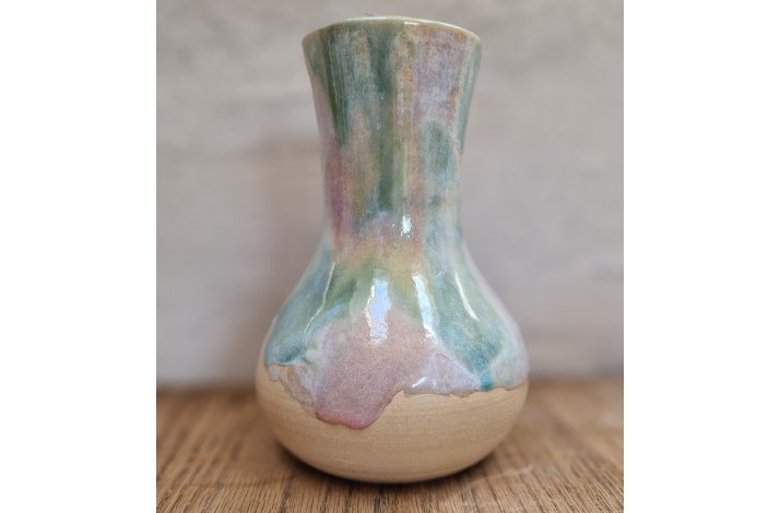 Stor vase - pastelfarver