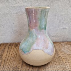 Stor vase - pastelfarver