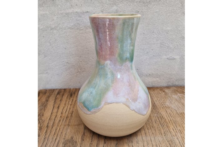 Stor vase - pastelfarver