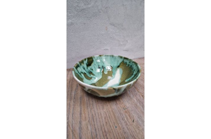 Grn serveringsskl - stor