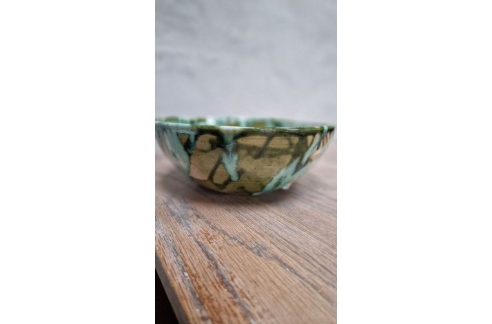 Grn serveringsskl - stor