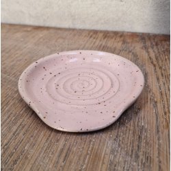 Spoonrest - lyserd m. lava pletter