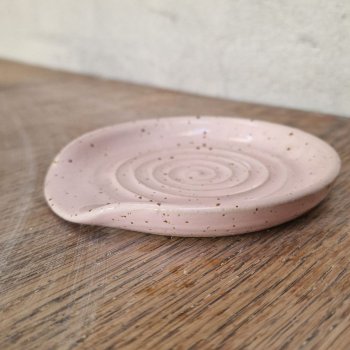 Spoonrest - lyserd m. lava pletter