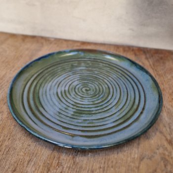 Stor bl spiral-tallerken