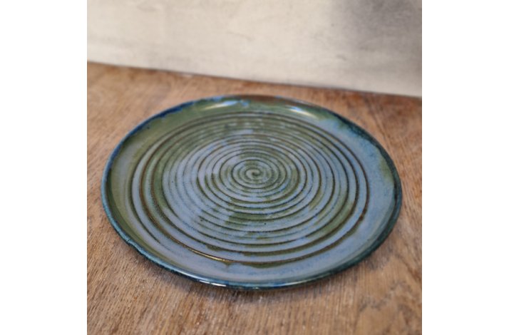 Stor bl spiral-tallerken