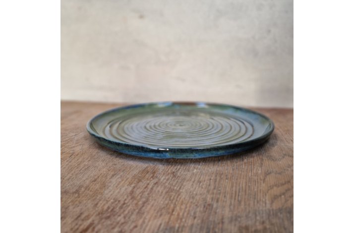 Stor bl spiral-tallerken