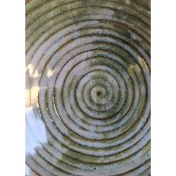 Stor bl spiral-tallerken