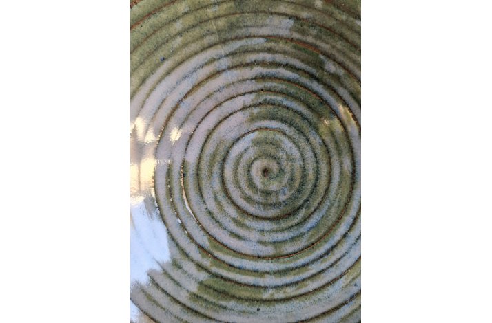 Stor bl spiral-tallerken