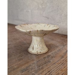 Smykkefad p fod  hvid med nister