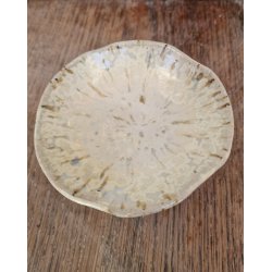 Smykkefad p fod  hvid med nister