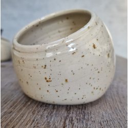 Saltkrukke - lys med pletter 