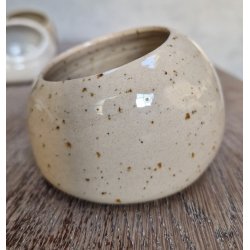 Saltkrukke - lys med pletter 