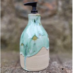 S�bedispenser - Turkis/hvid