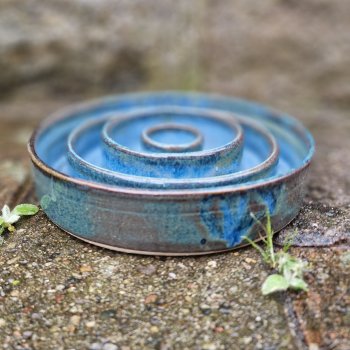 Slow Feeder - keramik til hund eller kat